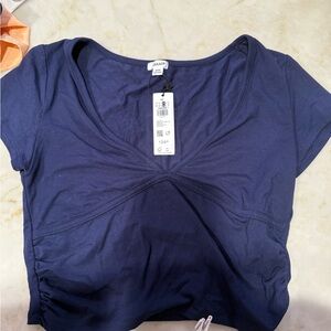 Garage navy blue top, size M